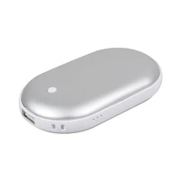 

New Design Mini Metal Resueable Usb Rechargeable Winter Powerbank Hand Warmer