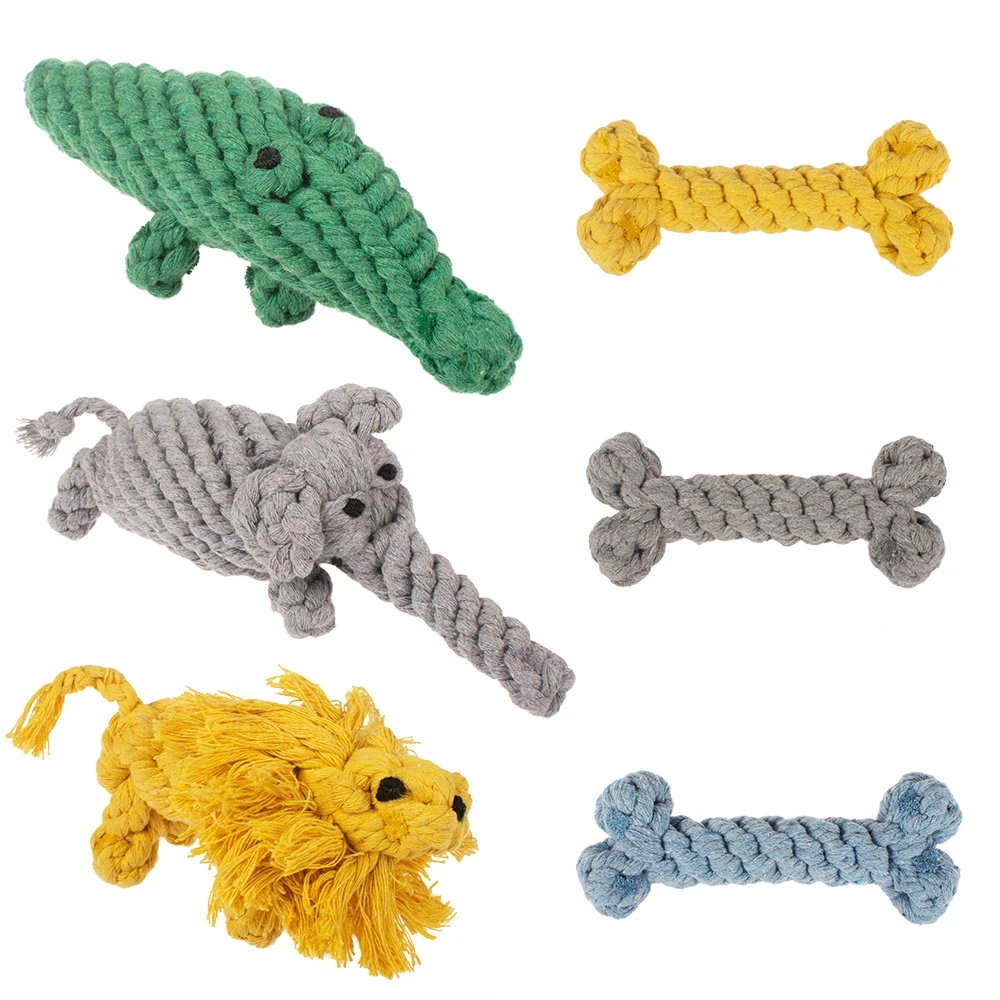 

Wholesale Manufacturer Elephant Bone Chew Cotton Rope Dog Toys