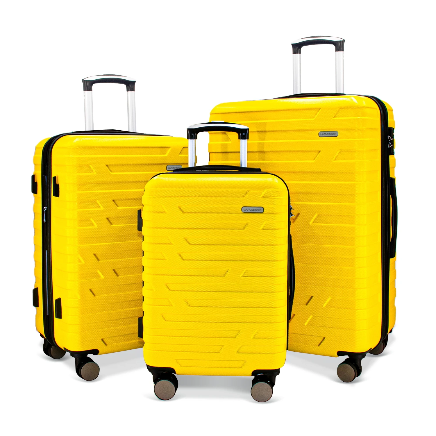 

Customized 3 pcs luggage set travel luggage spinner wheels trolley bag suitcase, Red or customized color