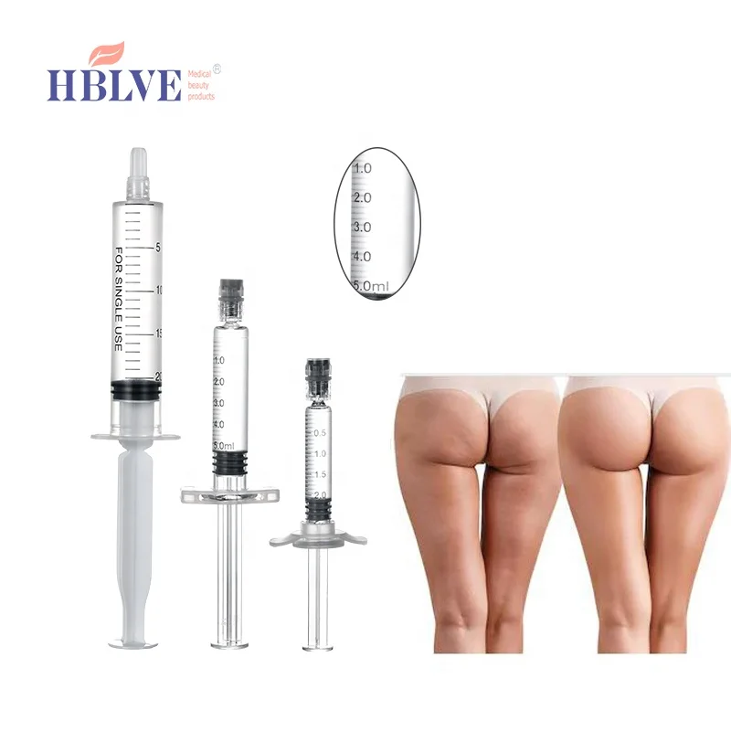 

1ml 2ml 5ml 10ml gel cross-linked dermal filler cheek injection