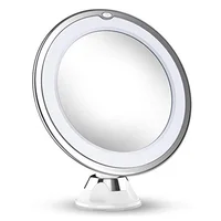 

10X Magnifying Makeup Mirror With Lights, LED Lighted Portable Hand Cosmetic Magnification Light up Mirrors