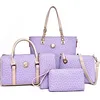 Women's Pattern / Print PU Bag Set Floral Print 6 Pieces Purse Set Black / Dark Brown / Sky Blue