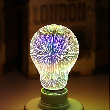 
Led Firework Bulb led 3D A19 light for home 3000K 5000K christmas light 