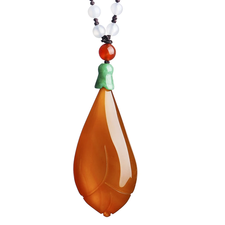 

MD022 Fashion Popular Natural Red Stone Agate Pendant
