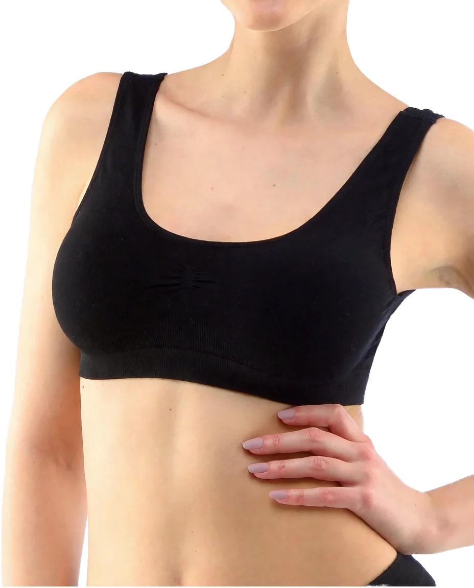 Medium Support Removable Bra Pads Breathable Sports Bra