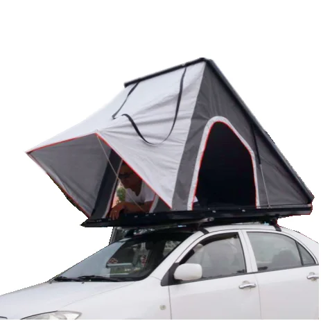 

GeerTop New arrival full aluminum diagonal style shell hard shell roof top tents