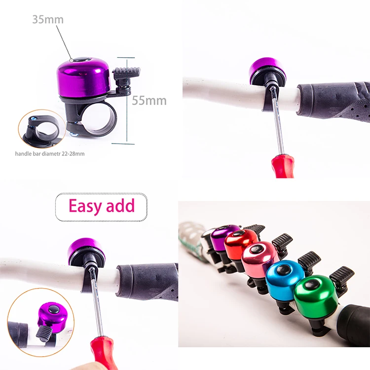 

loud sound children electric scooter bicycle bell with 22mm Handlebar Diameter, Customized color