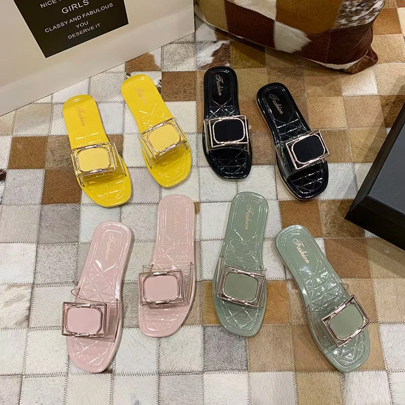 

2022 Summer New Fashionable and popular cheap Sandals Slippers casual slippers shoes stock wholesale hot sale woman sandals, Mixed