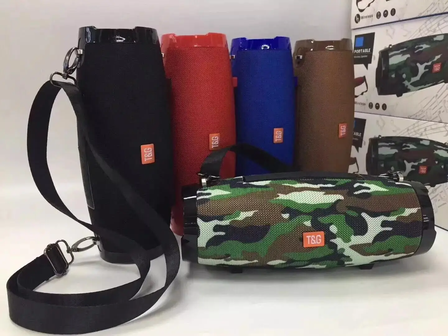 Hot Selling TG504 outdoor portable wireless bluetooth handsfree fabric speaker with belt - ANKUX.COM