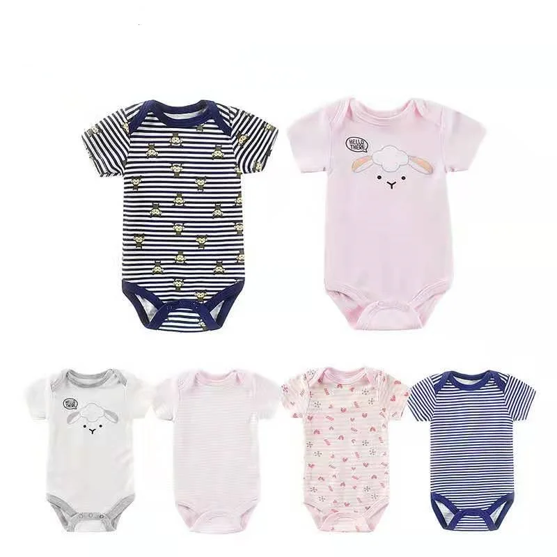 

100%cotton beyond soft summer short sleeves baby romper Professional Chinese Manufacturer Newborn Baby Clothes, Picture