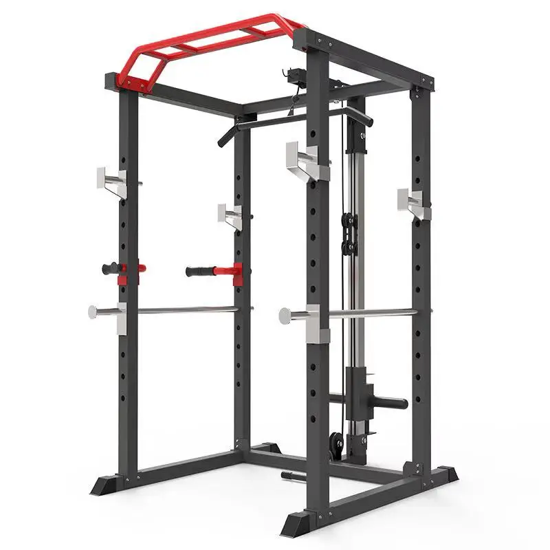 

Fitness Equipment power rack fitness power rack Multi Squat Rack, Black