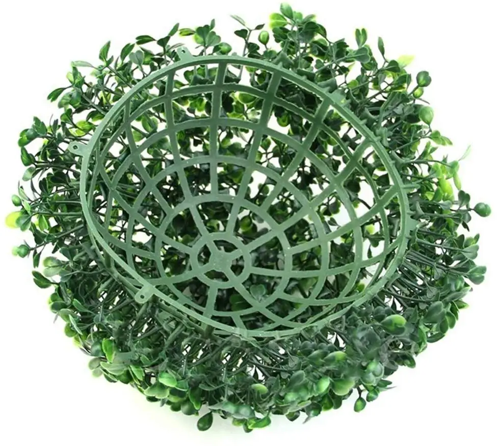 Grass Topiary Hanging Ball Artificial Boxwood Buxus Topiary Grass Balls
