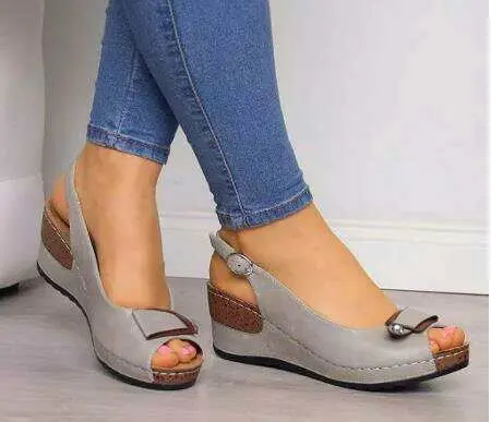 

2020 summer new all-match casual fish mouth women's sandals-SY692, 2 colors