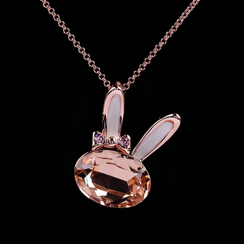 

Trendy Cubic Zirconia Luxury Women Necklace Crystal Female Necklace & Pendants Wedding Jewelry