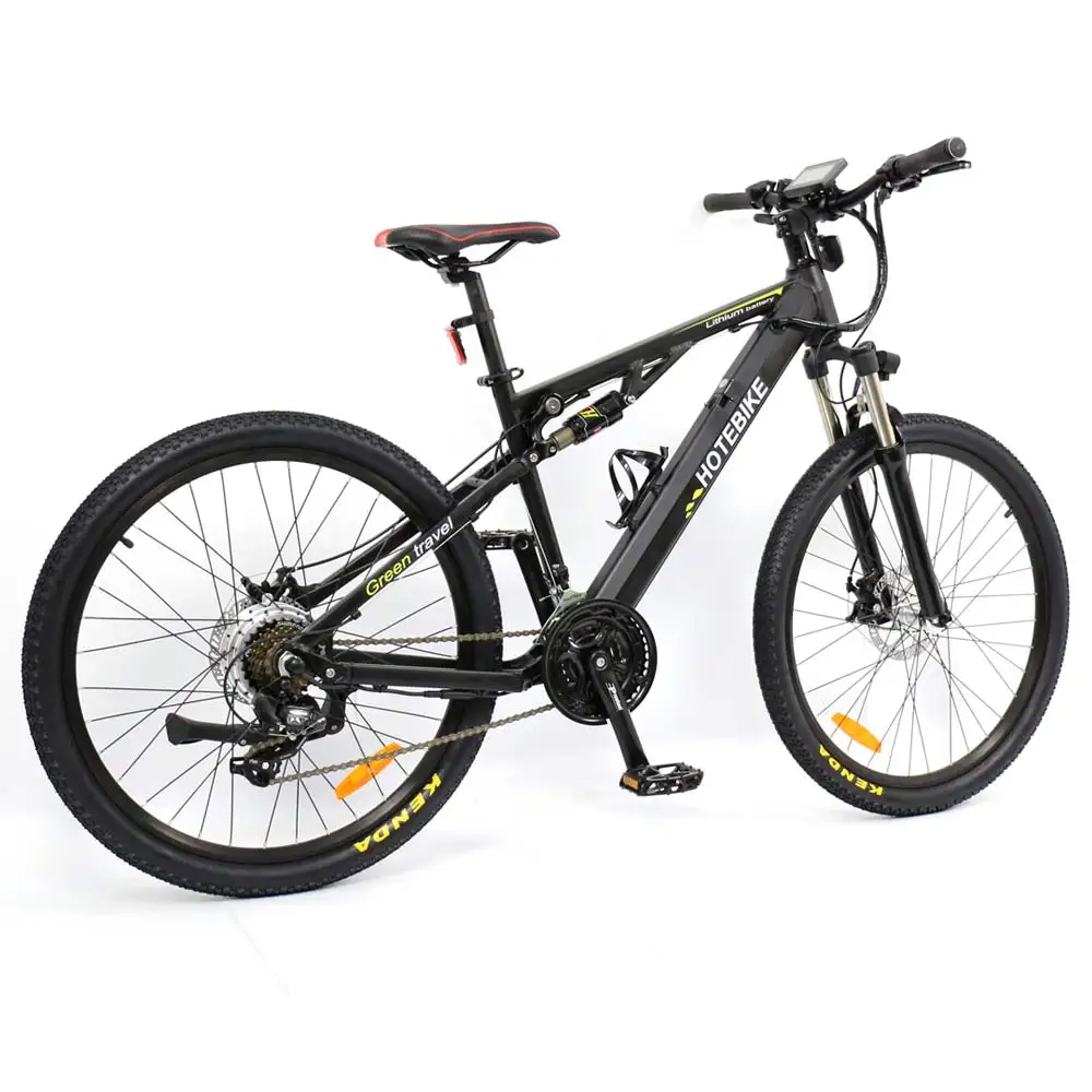 

full suspension electric ebike mountain motor bike 250W 350W aluminum alloy frame 26 inch