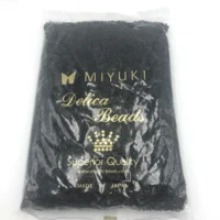 

Miyuki Delica 11/0 DB-10 500g/bag Black Color -Delica Beads Glass Seed Bracelet Handmade Crystal Seed Beads