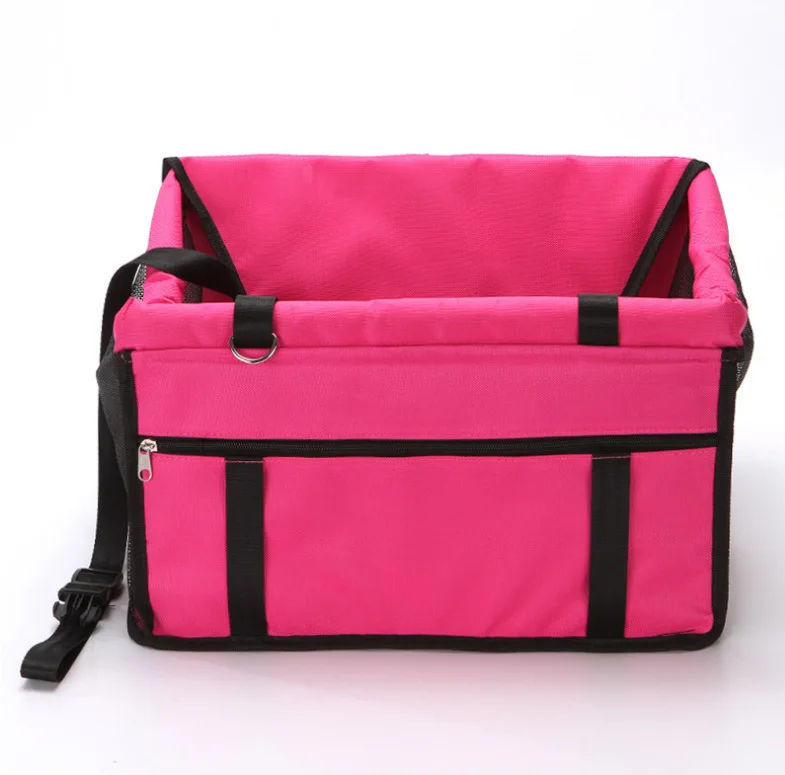 

Amazon hot Pet waterproof safety seat Mesh breathable bag Car package In car, Pink , blue , black , red