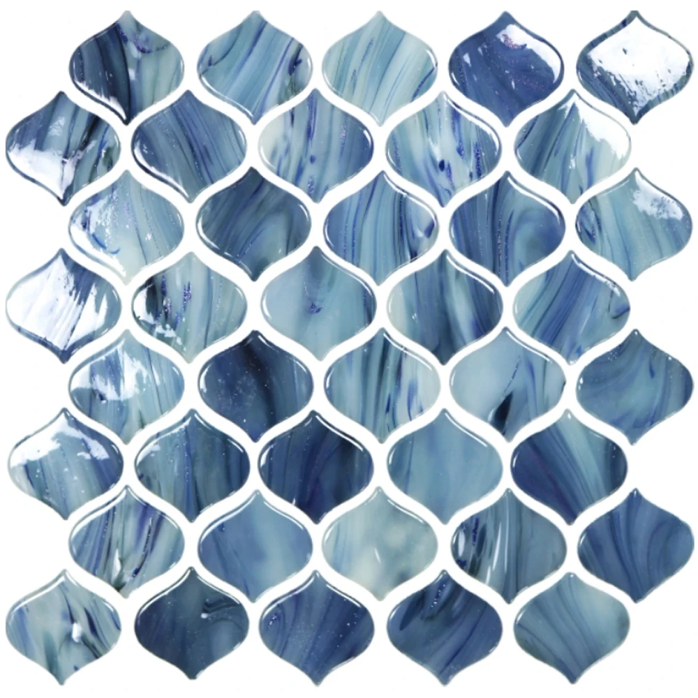 moroccan premium cheap textured backsplash blue mosaic tiles lowes molds philippines for pool
