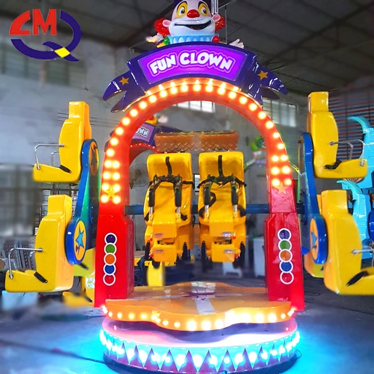 Thrilling Amusement Theme Park Rides Equipment Kids 10 Seats Indoor Fun ...
