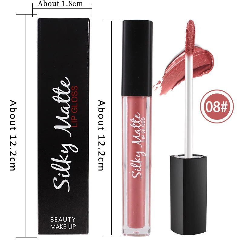 

Matte lipstick lipstick Private label nude lip moisturizer gloss, 26 colors