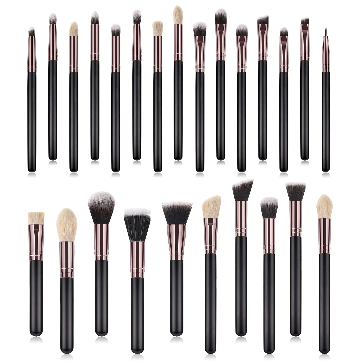

New 25pcs Custom Logo makeup brush professional vegan makeup brushes