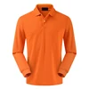 OEM service supply 100% cotton t shirt long sleeve man polo shirt