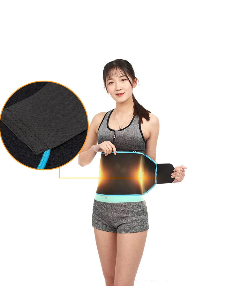 

Hot Selling Durable Sports Sweat Premium Waist Trimmer Slimming Body Shaper Belt For Men And Women Indoor And Outdoor Exercise, Black, violet, blue, yellow, green