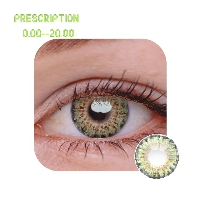 

Fresh Colour Yearly Lenses Green Eye Color Contact Lens Circle Prescription Soft Eye Contact Lenses Wholesale