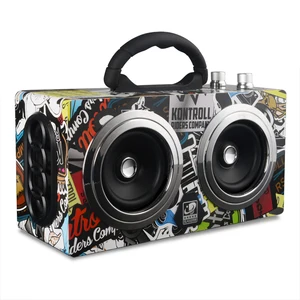 Wooden Bluetooth Speaker FM Radio