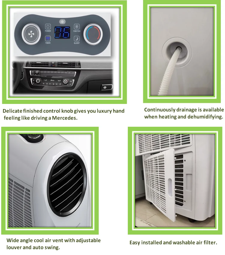 mobile room mini portable cooling and heating portable air conditioner