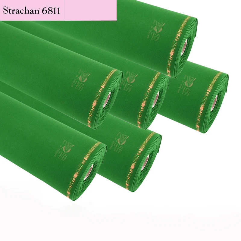

High quality 6811 billiard snooker table cloth suitable for 12ft table, Green