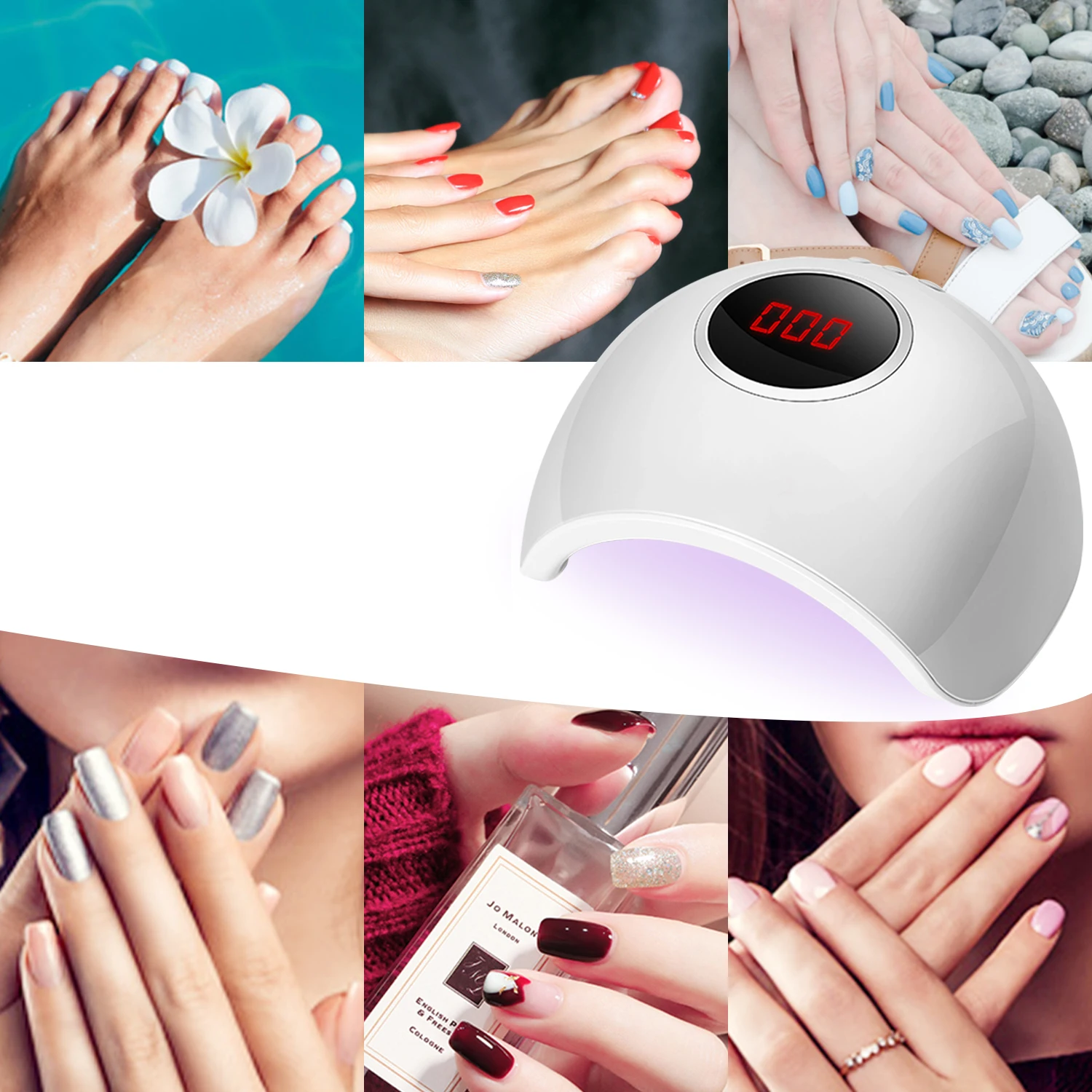 
Hot Selling 36w Sun UV LED Nail Lamp Mini Nail LED Lamp Custom Logo 