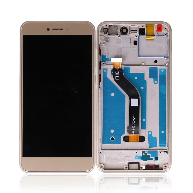 

5.2'' For Huawei P9 Lite 2017 LCD Touch Screen with Frame For Huawei GR3 2017 P8 Lite 2017 LCD Digitizer Display, Black/white/gold/dark blue