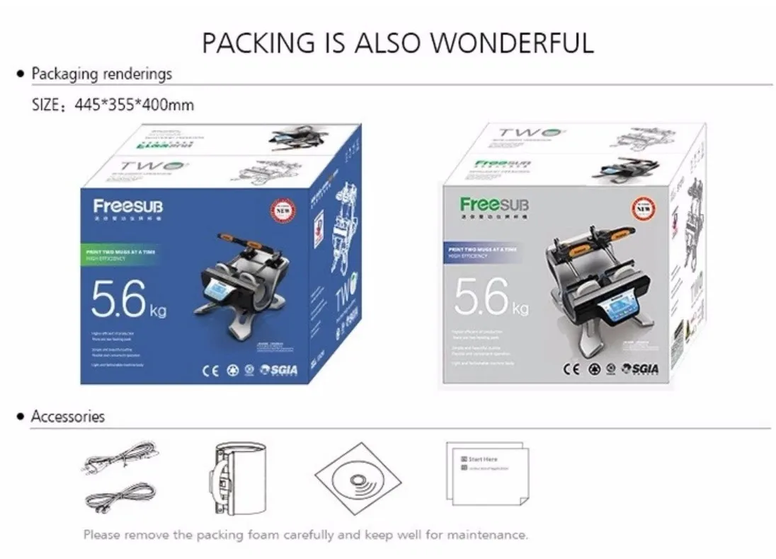 Double Station Mug Sublimation Heat Press Machine