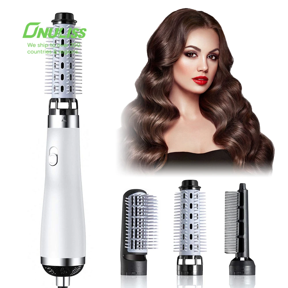 

3 in 1 Negative Ion Hair Straightener One Step Hair Styler Hot Air Brush Styler Volumizer Hair Dryer