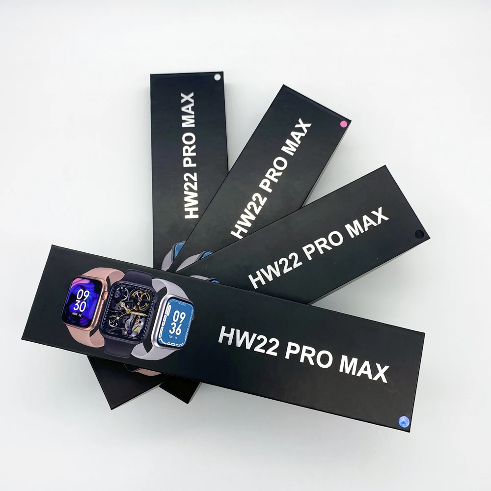 

HW22Pro Max Smart Watch Full Touch Screen Wireless Charger Waterproof Heart Rate Fitness Tracker Series 7 Reloj SmartWatch