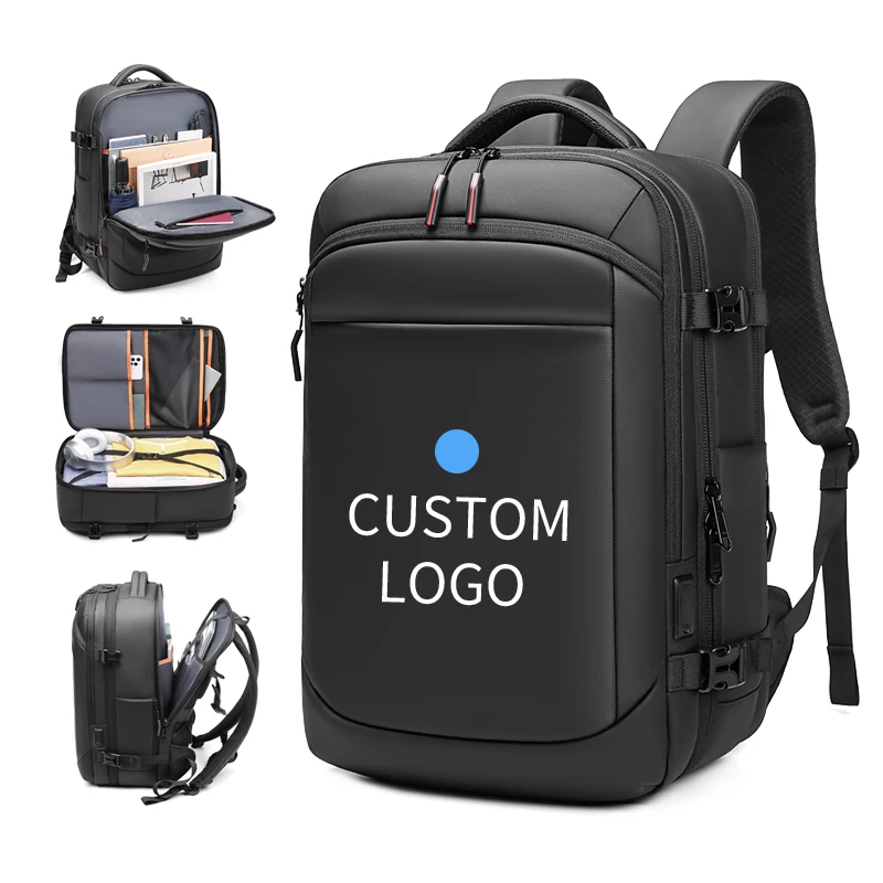 

Custom logo nylon men mochila escolar office back pack waterproof school bag smart usb other anti theft laptop backpacks bag