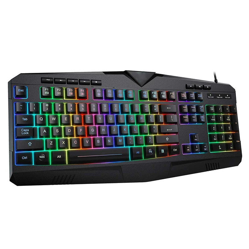 Hot sale Top Budget Splash-Proof Bloody  RGB Gaming Mouse Mechanical USB Wired keyboard For PC Mac Game