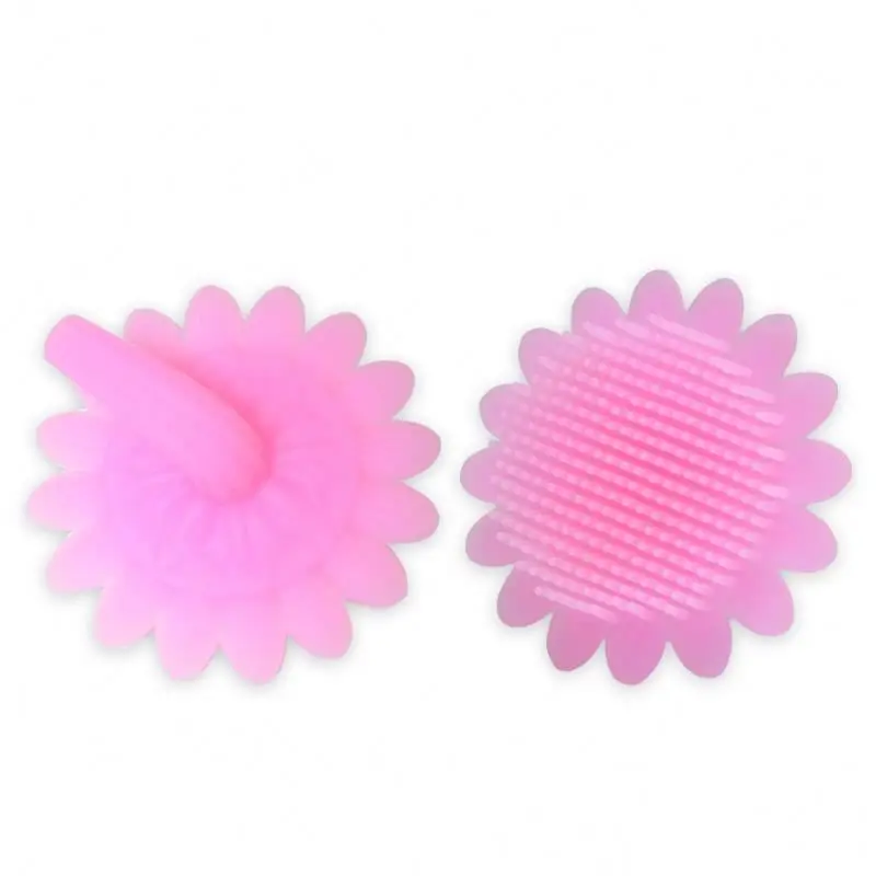 

Wholesale quality custom silicone wash Shampoo Scalp Scrubber Super Soft Silicone Baby Bath Brush cleaning brushes, Blue,green,red,yellow