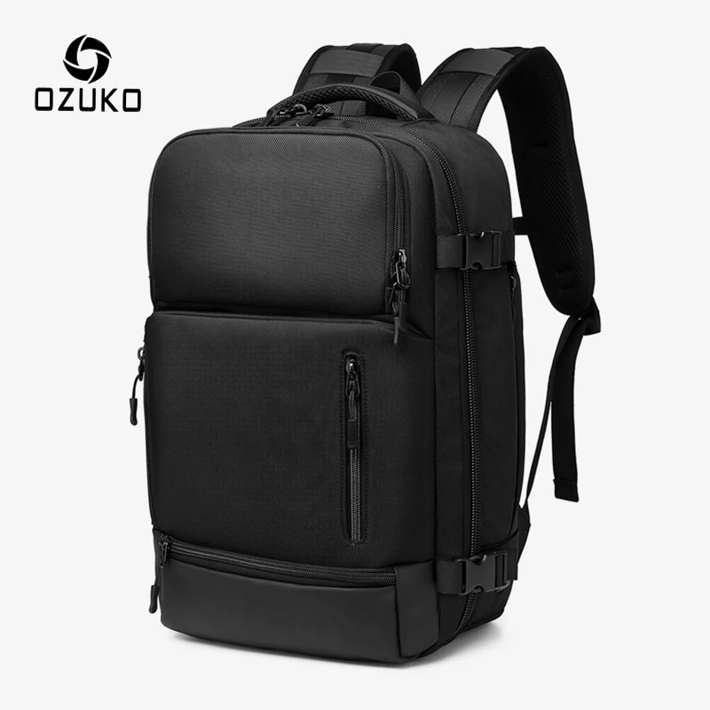 

Ozuko 9405 custom logo Factory Business Travel Back Pack Bagpack Waterproof With Usb Charging Laptop Bags Backpack Mens