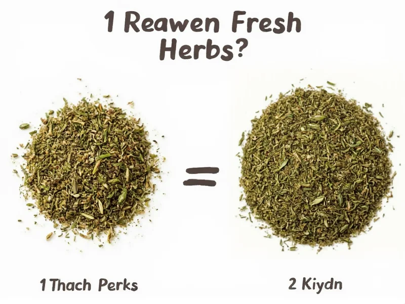 1 Tbsp Fresh Herbs = 1 Tsp Dried: Complete Conversion Guide