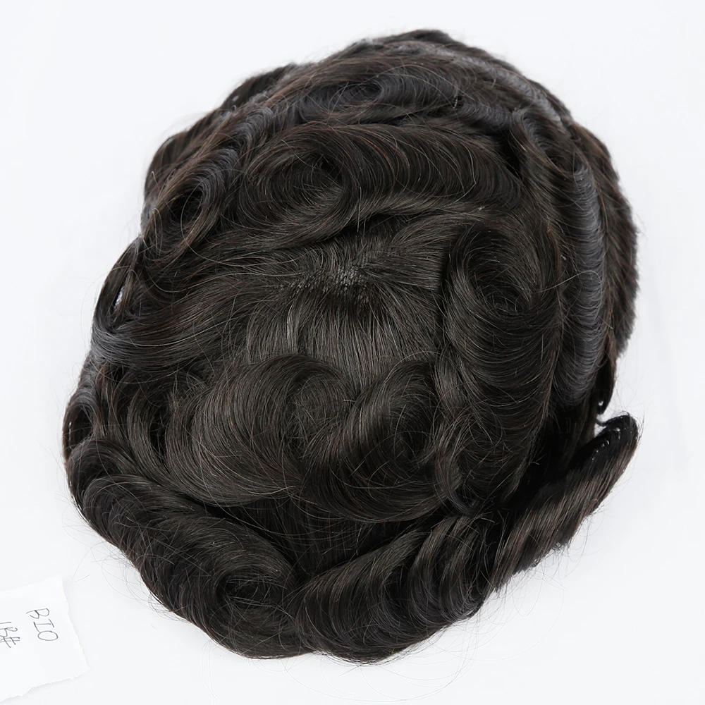 

Wholesale Price BIO Toupee Real Human Hair Men Toupee Cheap Stock Piece for Men Remy Hair