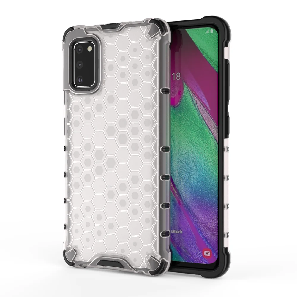 

Slim Protective Phone Case Shockproof Honeycomb back Cover For Oppo A41, 5 color