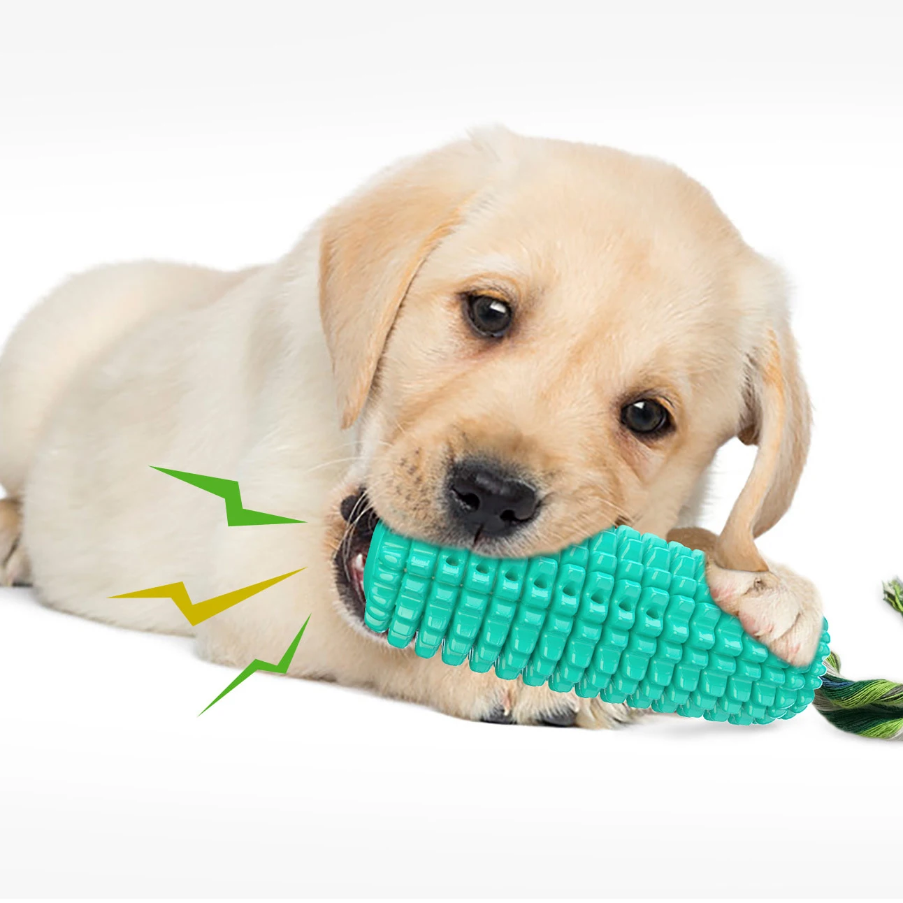 

Squeak dog toothbrush toy floating on water outdoor pet suppliers china factory price corn shape dog chew toy set