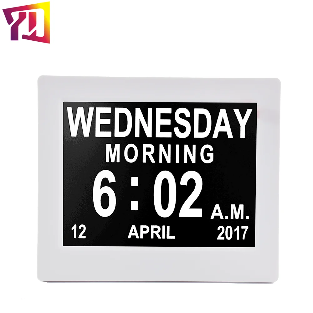 

2019 popular cheap price 8 inch clock digital photo frame