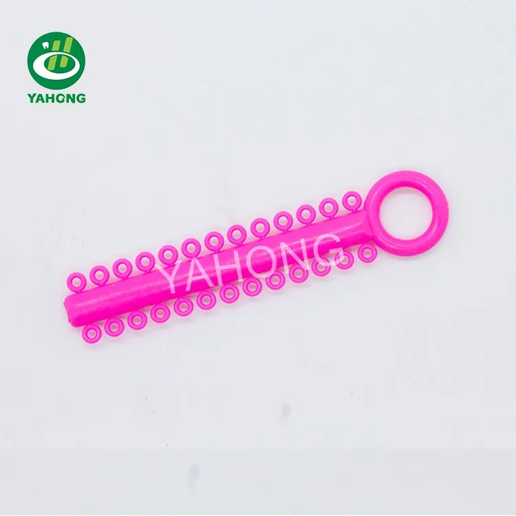 Dental Orthodontic Super Elastic Ligature Ties Multicolor Rubber Band