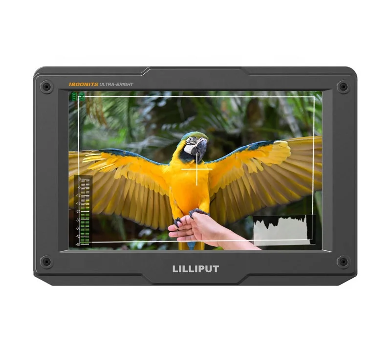 

Lilliput H7 Portable 7 inch High Brightness 1800nits 3D-LUT 4K Camera HDMI Monitor with HDMI input output