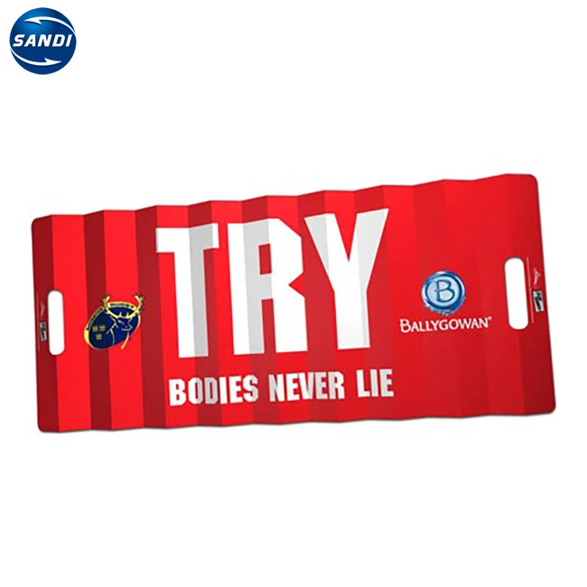 Promotional custom full color printed fan paper folding hand clapper