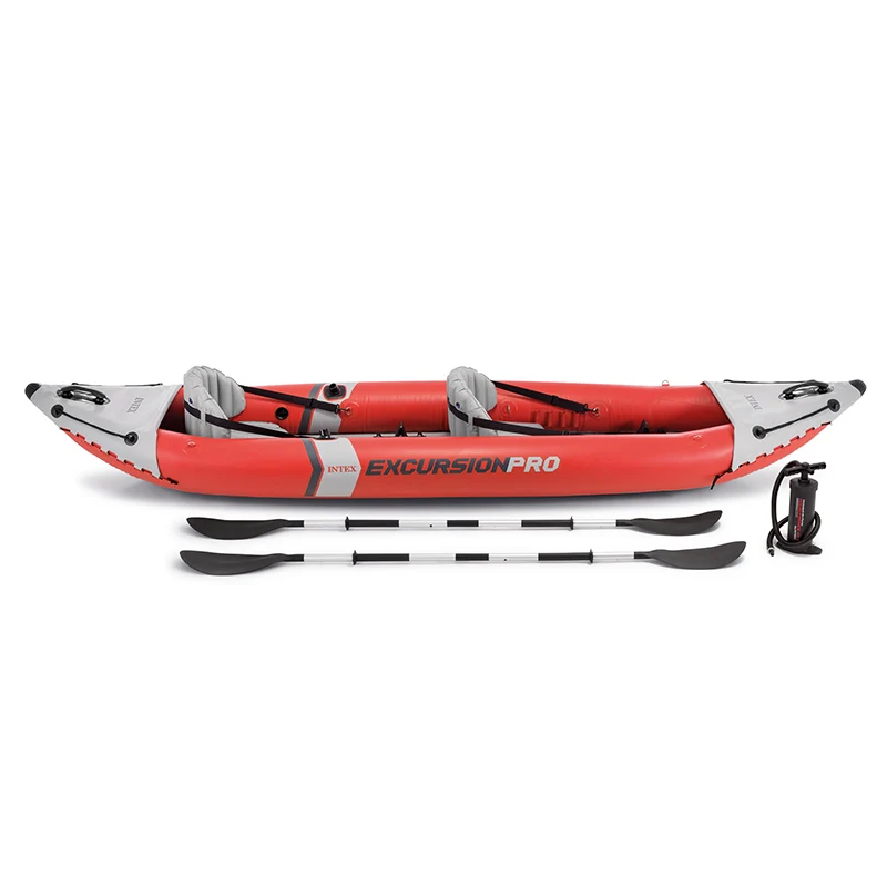 

INTEX 68309 EXCURSION PRO 2 Inflatable Rowing Boat Set For Fishing