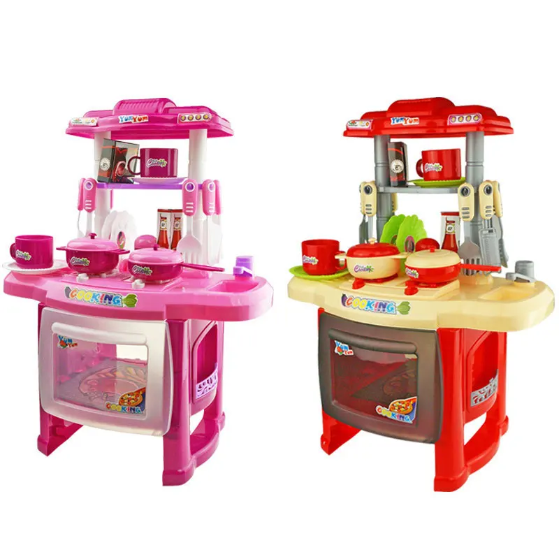 
Wholesale plastic baby children kids food kitchen set toy pretend play toys kitchen utensil set for girls and boys kids cooking  (62489381183)